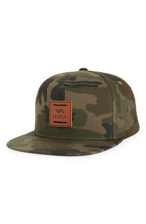Rvca VA All The Way Baseball Cap in Camel at Nordstrom