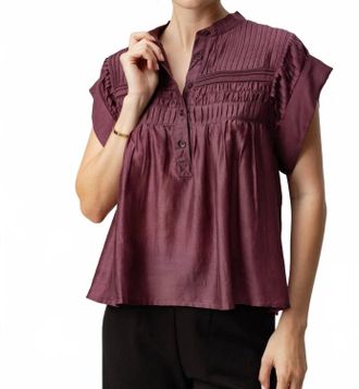 Sundays Rue Shirt In Huckleberry
