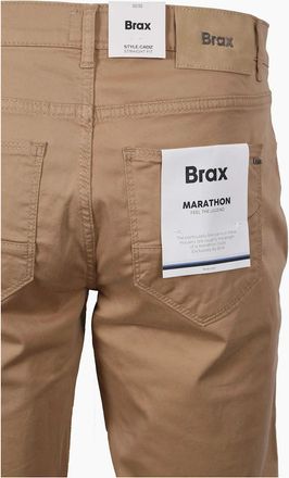 Brax Mens BRAX CADIZ COTTON JEANS TAN - Brown - Size: 38/32