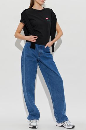 Kenzo T-shirt With Logo, Womens, Black