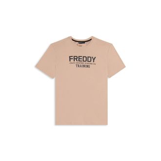 Freddy T-shirt con logo centrale e dettaglio camouflage