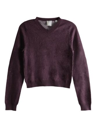 Calvin Klein V-neck sweater - Purple