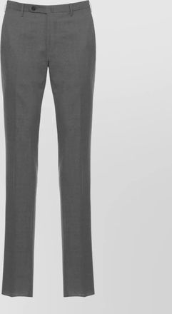 Incotex virgin wool straight leg tailored trousers