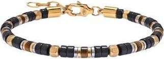 Eye Candy Los Angeles Mens Matthew Stone Beaded Bracelet in Gold at Nordstrom Rack