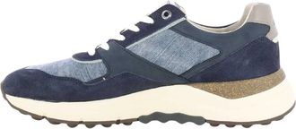 Floris Van Bommel Schoenen, Heren, Blauw, 46 EU, Leer, De Trikker 01.02