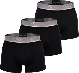 Emporio Armani Glanzende Logoband Boxershorts