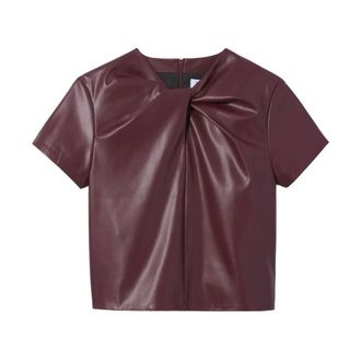 Proenza Schouler T-Shirts, female, Purple, Size: M T-Shirts