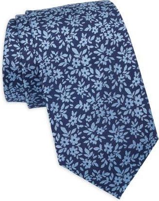 Tommy Hilfiger Beverly Floral Tie in Navy at Nordstrom Rack