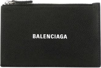 Balenciaga Cash Lange Munt & Kaarthouder - Heren - Portefeuilles - Zwart - ONE Size - Leer - Accessoires