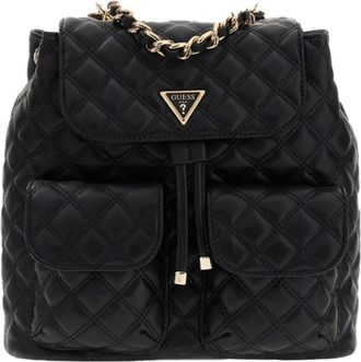 Guess Backpack - Dames - Rugzakken - Zwart - ONE Size - Leer - Tassen