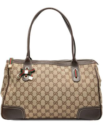 Gucci 2000-2015 GG Canvas Princy shoulder bag - Marrone