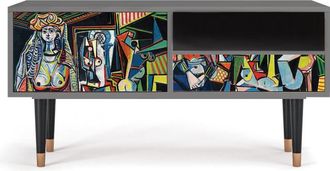 StoryZ Mueble de TV multicolores 1 cajón y 1 puerta L 115 cm
