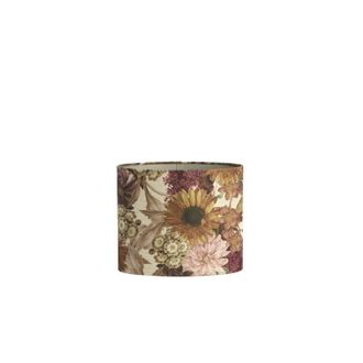 Light & Living Light & Living - Pantalla De L&aacute;mpara - Rosewood - Blanco - Textil