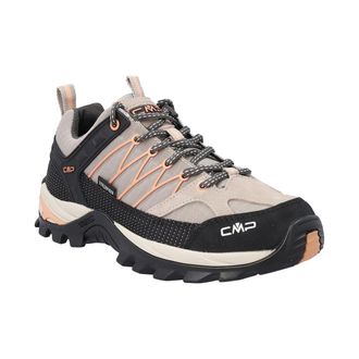 F.lli Campagnolo Wanderschuh CMP RIGEL LOW WMN TREKKING SHOE WP, Damen, Gr. 36, sabbia, salmone, Leder, Synthetik, Schuhe Wanderschuh, wasserdicht