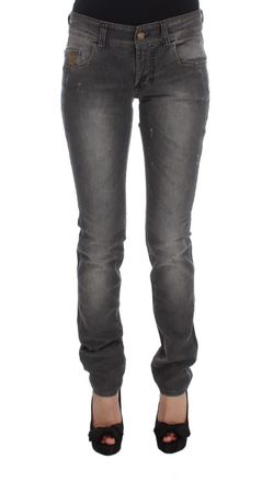 John Galliano Wash Cotton Blend Slim Fit Stretch Womens Jeans