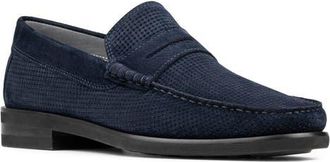 Donald J Pliner Darian Penny Loafer in Indigo at Nordstrom, Size 11.5