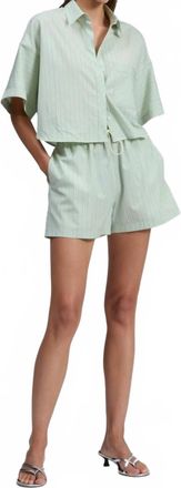 Rag & Bone Marin Striped Shirt In Multicolor