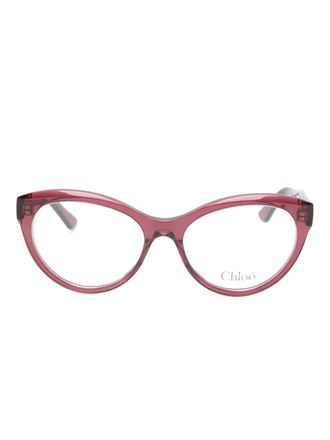 Chloé Occhiali cat-eye - Rosa