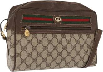 Gucci Pre-owned Cross Body Bags, female, Beige, Size: ONE SIZE Pre-owned Plastic Crossbody Bag