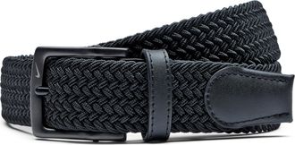 Nike Nike Mens Stretch Woven Belt, Black, S