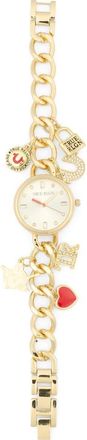 True Religion Analog Quartz Charm Strap Watch, 24.5mm in Gold at Nordstrom Rack