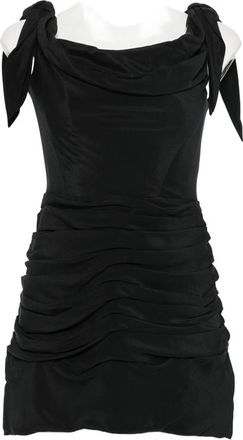 Cult Gaia Deanna Ruched Tie-strap Dress