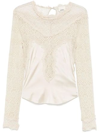 Isabel Marant Diem blouse - Beige