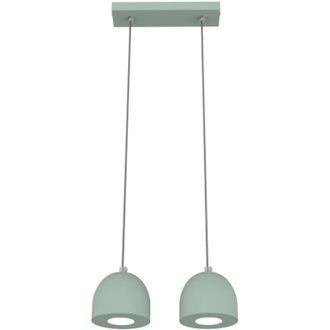 Lumicom Campanella Lampara De Techo Lineal X2 Monocolor Mate