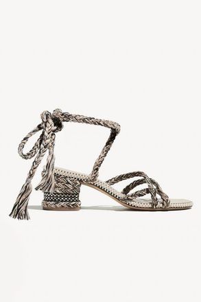 Amambaih Isabel Strappy Cotton Sandals at Nordstrom, Size 38
