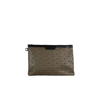Jimmy Choo London Clutch Pre-owned Derek - - Pre-owned - Uomo - Verde - ONE SIZE