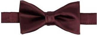ConStruct Solid Satin Pre-Tied Bow Tie in Wine at Nordstrom Rack
