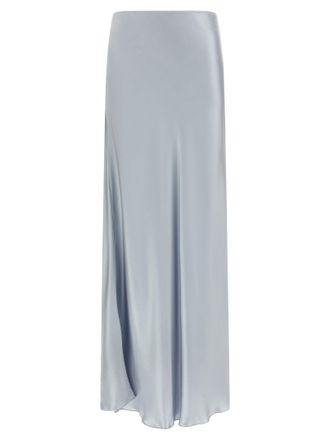 Fabiana Filippi Satin Skirt Skirts Light Blue