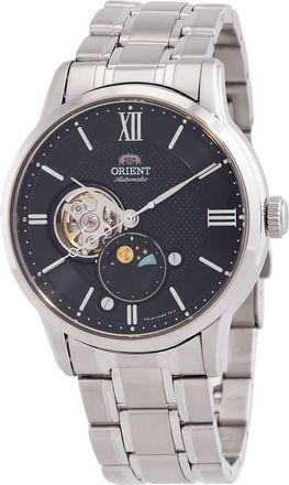 Orient Sun and Moon Automatic Black Dial Mens Watch RA-AS0008B10B