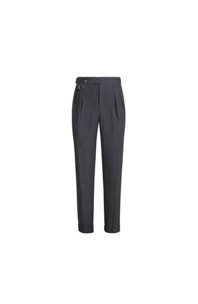 Brunello Cucinelli Tailor fit trousers in Anthracite at Nordstrom, Size 44 It