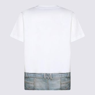 Moschino Mens T-Shirts And Polos White _100 % Co