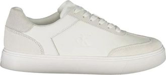 Calvin Klein Polyurethane Sneaker - Heren - Sneakers - Wit - 42 EU - Leer - Schoenen