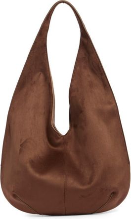 JW PEI Dara Faux Suede Hobo Bag in Mocha Brown at Nordstrom