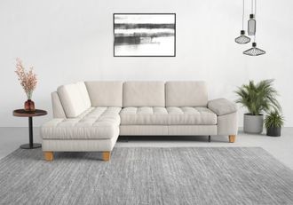 Sit&more Ecksofa »Westham L-Form« mit Ottomane, mit oder ohne Bettfunktion, Bettkasten, Verstellung
