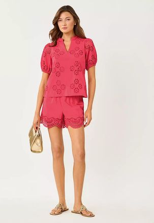 Lilly Pulitzer 5 Kilah High Rise Eyelet Short