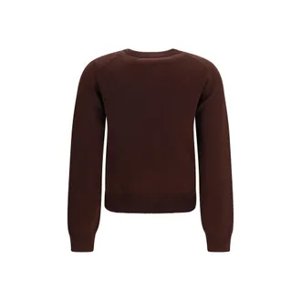 Maison Kitsun&eacute; Merino Wool Sweater - Brown