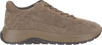 Hogan Hi-Light Suede Sneakers - Heren - Sneakers - Bruin - 39 EU - Su&egrave;de - Schoenen