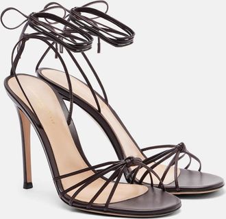 Gianvito Rossi 105 leather slingback sandals