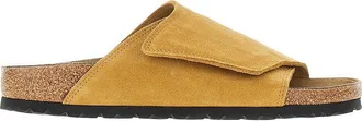 Birkenstock Solana suede leather slides Man 43