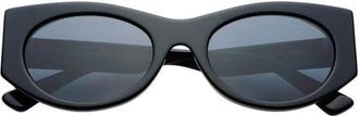 Freyrs Eyewear Layla Cat Eye Sunglasses in Black at Nordstrom
