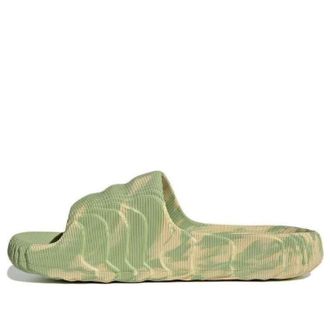 adidas Adilette 22 Slides Magic Lime Desert Sand GY1597