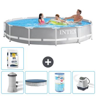 Intex Piscina Prism Frame Redonda - 366x76 Cm - 8-piezas S32093