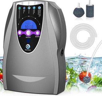 No Brand Dispositivo De Ozono, Dispositivo Multifuncional De Ozono De 1000 Mg/h Para Purificar Aire, Agua, Frutas, Verduras, Cepillos De Dientes Y Acuarios - G