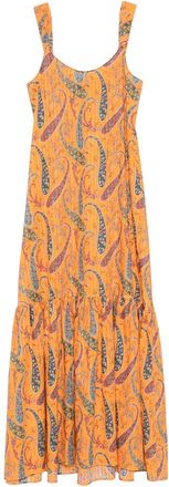 Etro Paisley-pattern Ruffled Maxi Dress