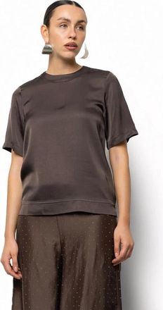 Kaos Kaos, Donna, Top, Marrone, L, new
