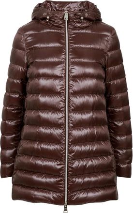 Herno Dames, Jassen, Bruin, Maat: XS Leer